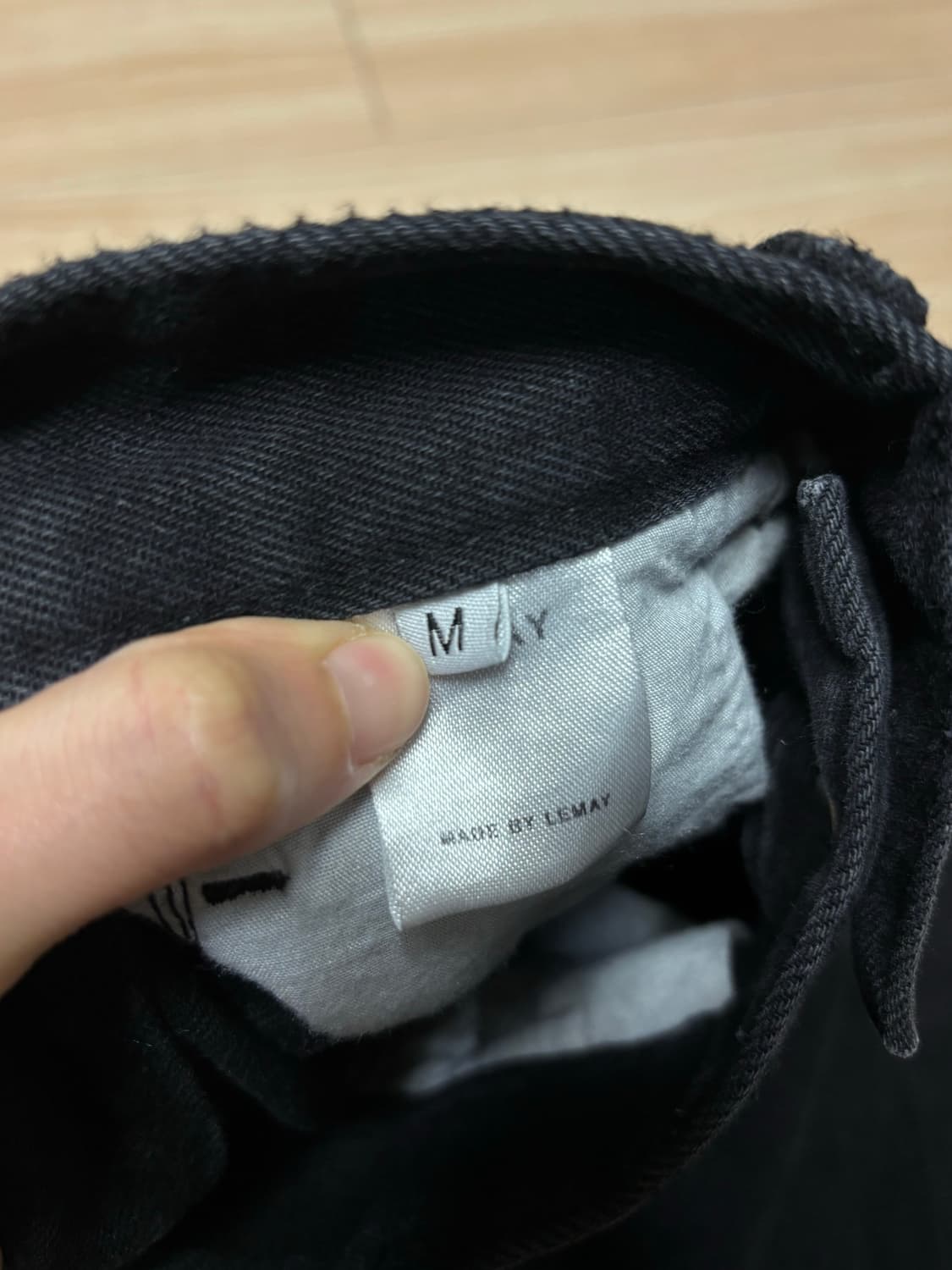 여성 커브드핏 흑청 팬츠 상품이미지4