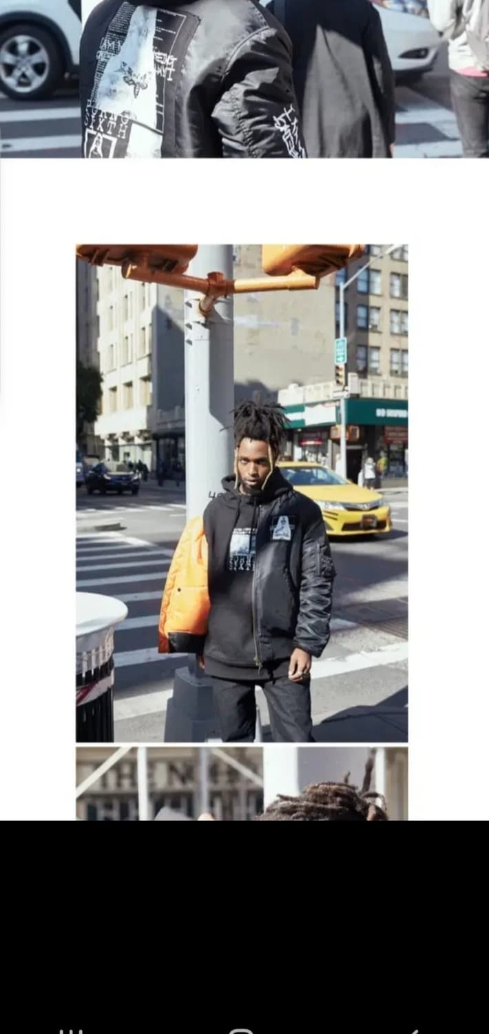 아임낫어휴먼비잉 MA-1 오버핏 항공점퍼 남자95~100 상품이미지2