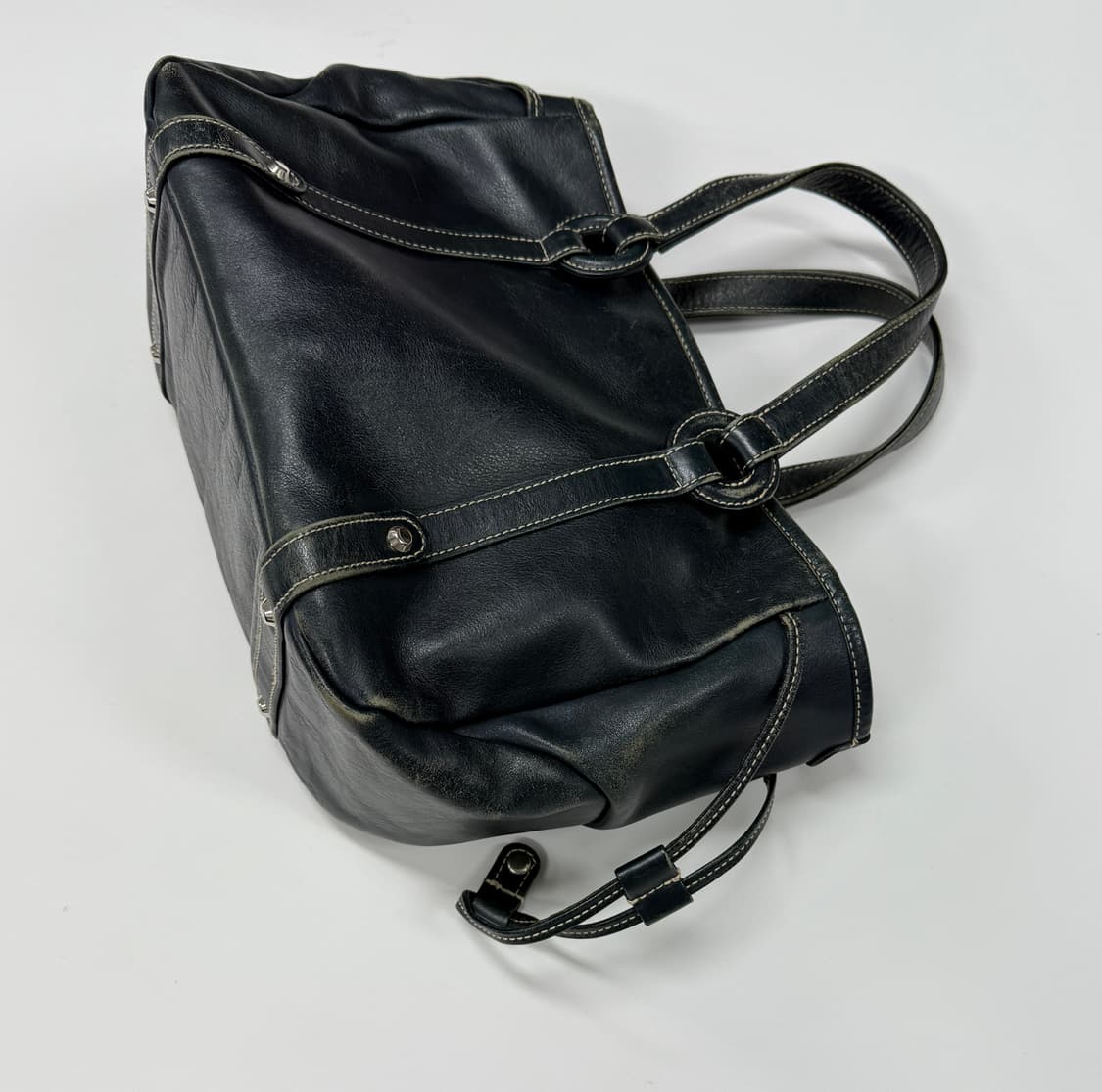 Porter contrast stitch tote bag 상품이미지4