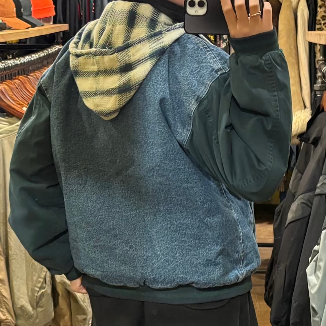 [HI] VTG 데님바시티 후드 자켓 상품이미지5