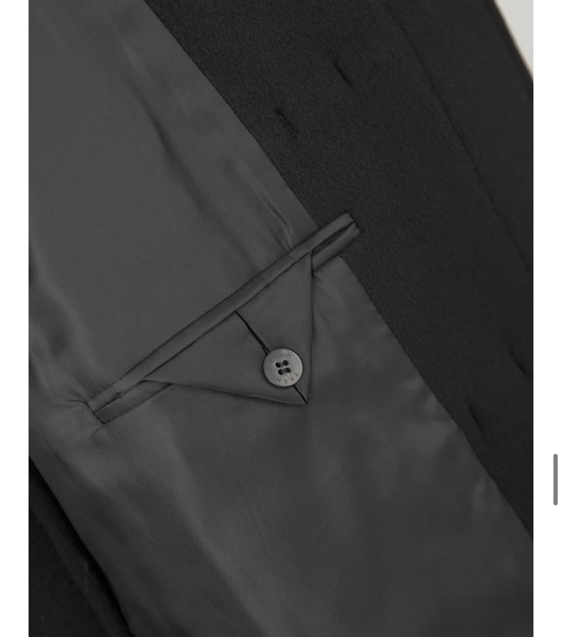 EAAH 이아 Harper 후드 더플코트 블랙 상품이미지9