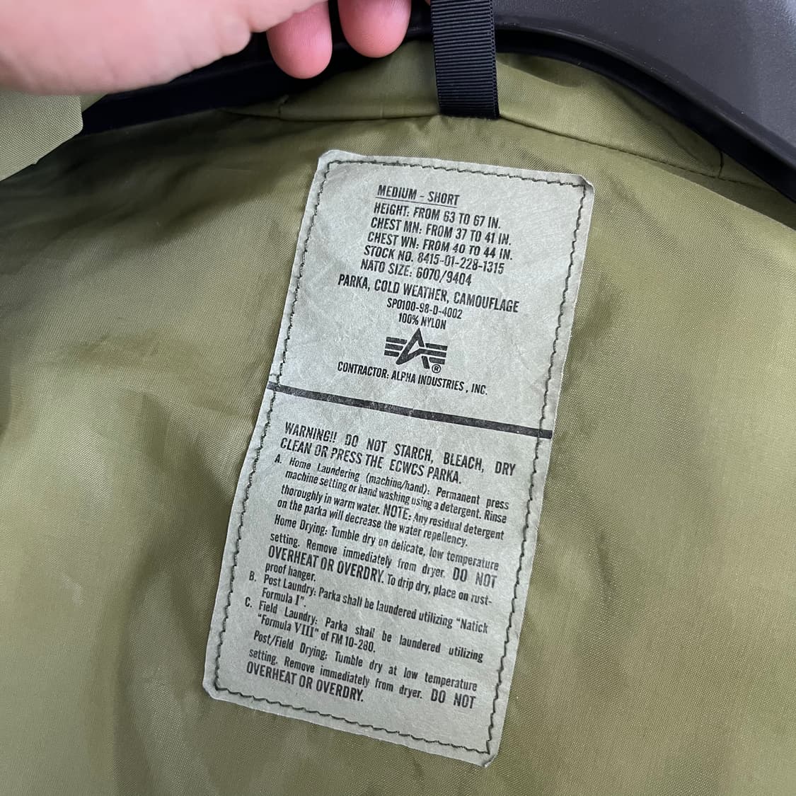 알파인더스트리 우드랜드 고어텍스 M  상품이미지6