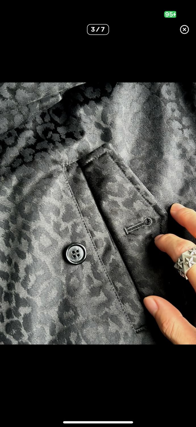 생로랑 레오파드 실크 자켓 46 상품이미지3