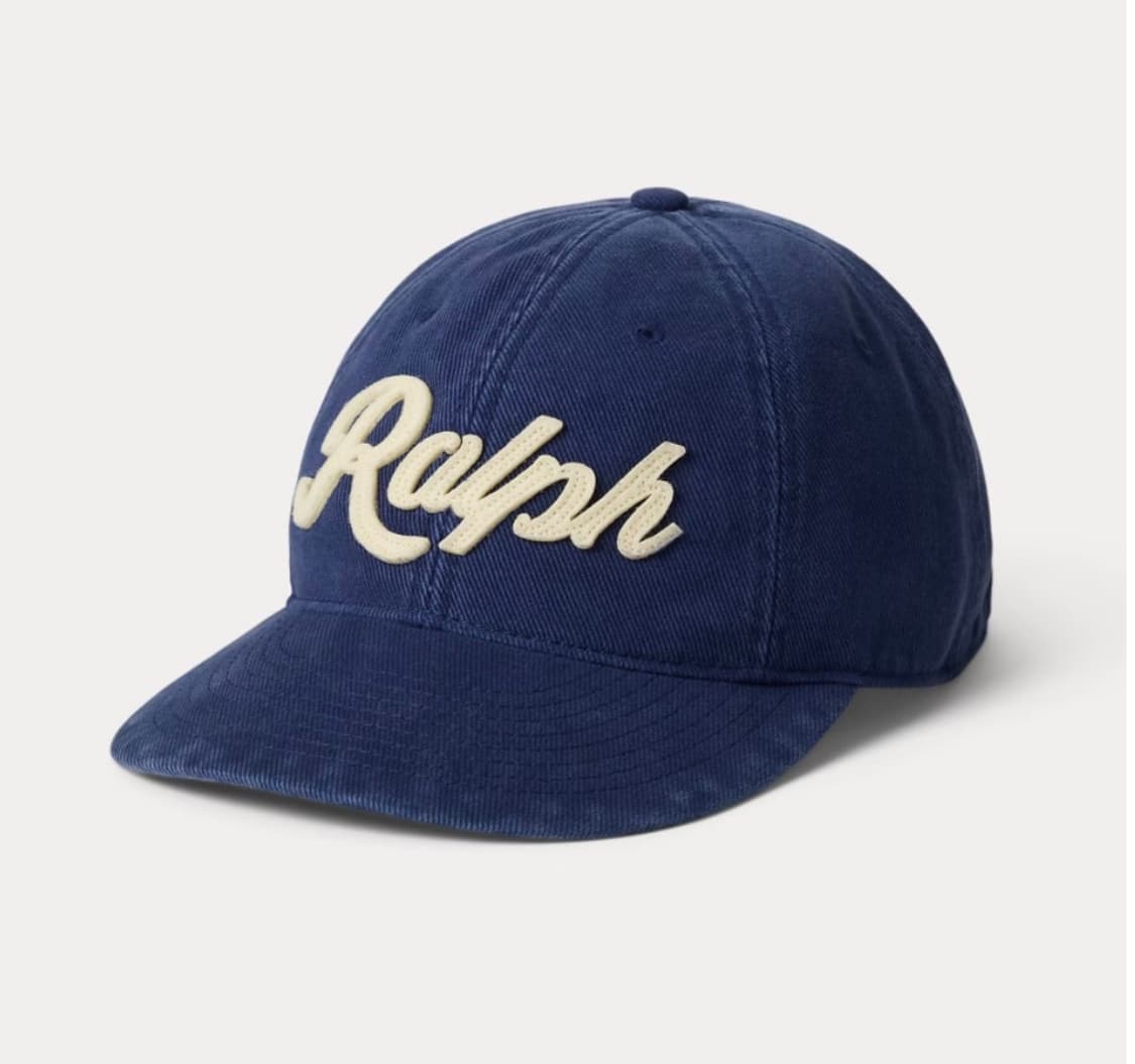 폴로 랄프로렌 아플리케 트윌 볼캡 네이비 상품이미지1