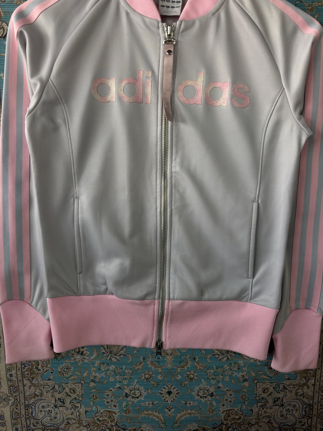 아디다스 그레이 핑크 트랙탑1624 상품이미지4
