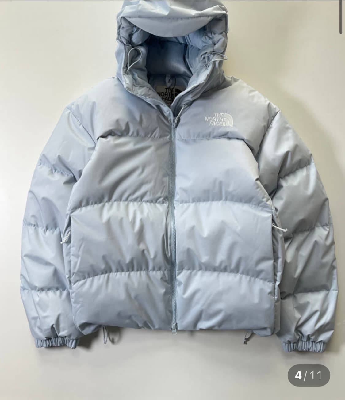 노스페이스 화이트라벨 후드 패딩 상품이미지1