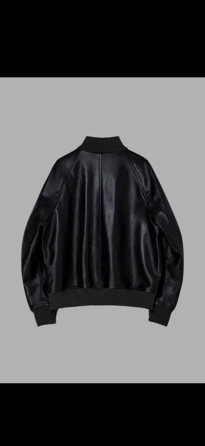 애프터프레이 a1 레더 블루종 자켓 M 상품이미지2