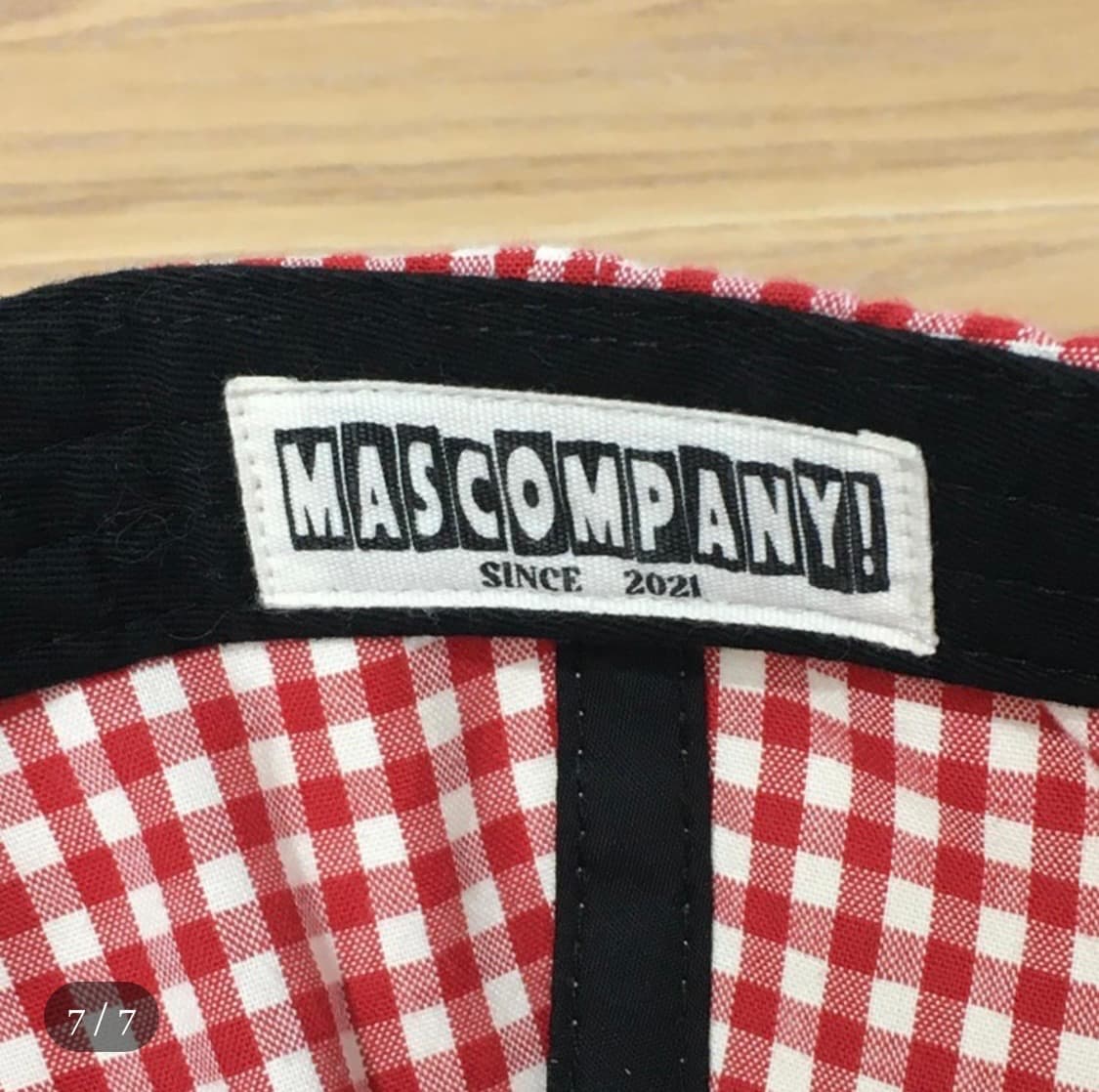 마스컴퍼니 sophia gingham check cap 상품이미지6