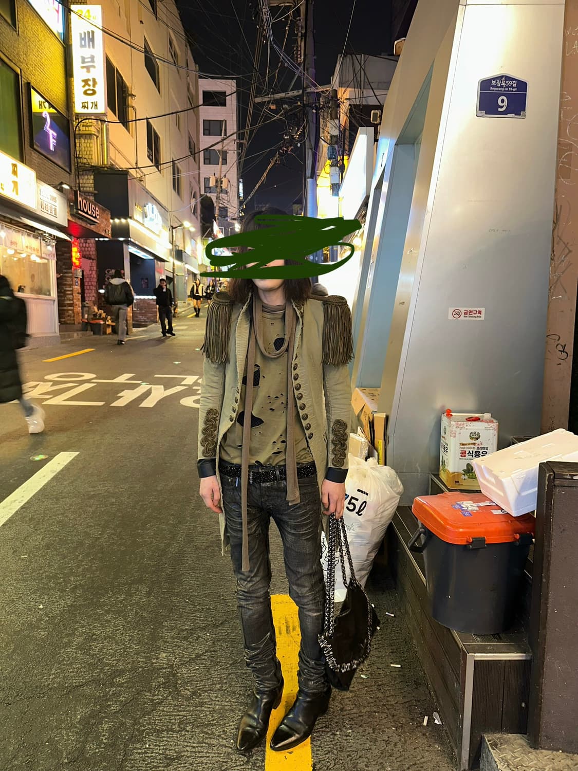 발망 SS10 체인 견장 밀리터리 코트 상품이미지6