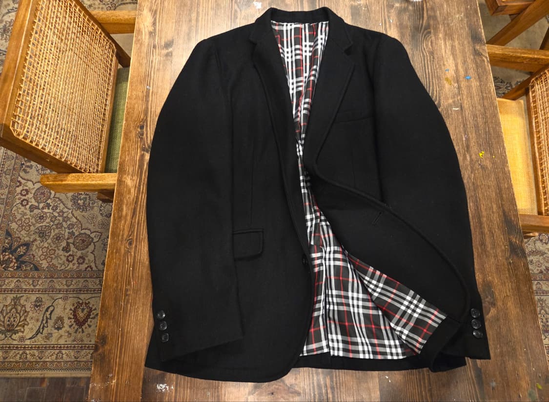 버버리 블랙라벨 플란넬자켓 상품이미지8