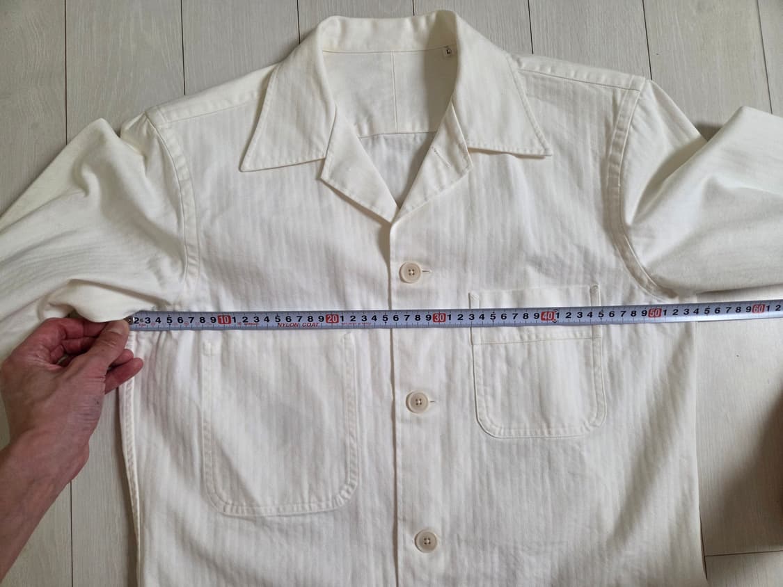 Ring jacket 화이트 헤링본 초어자켓 상품이미지6