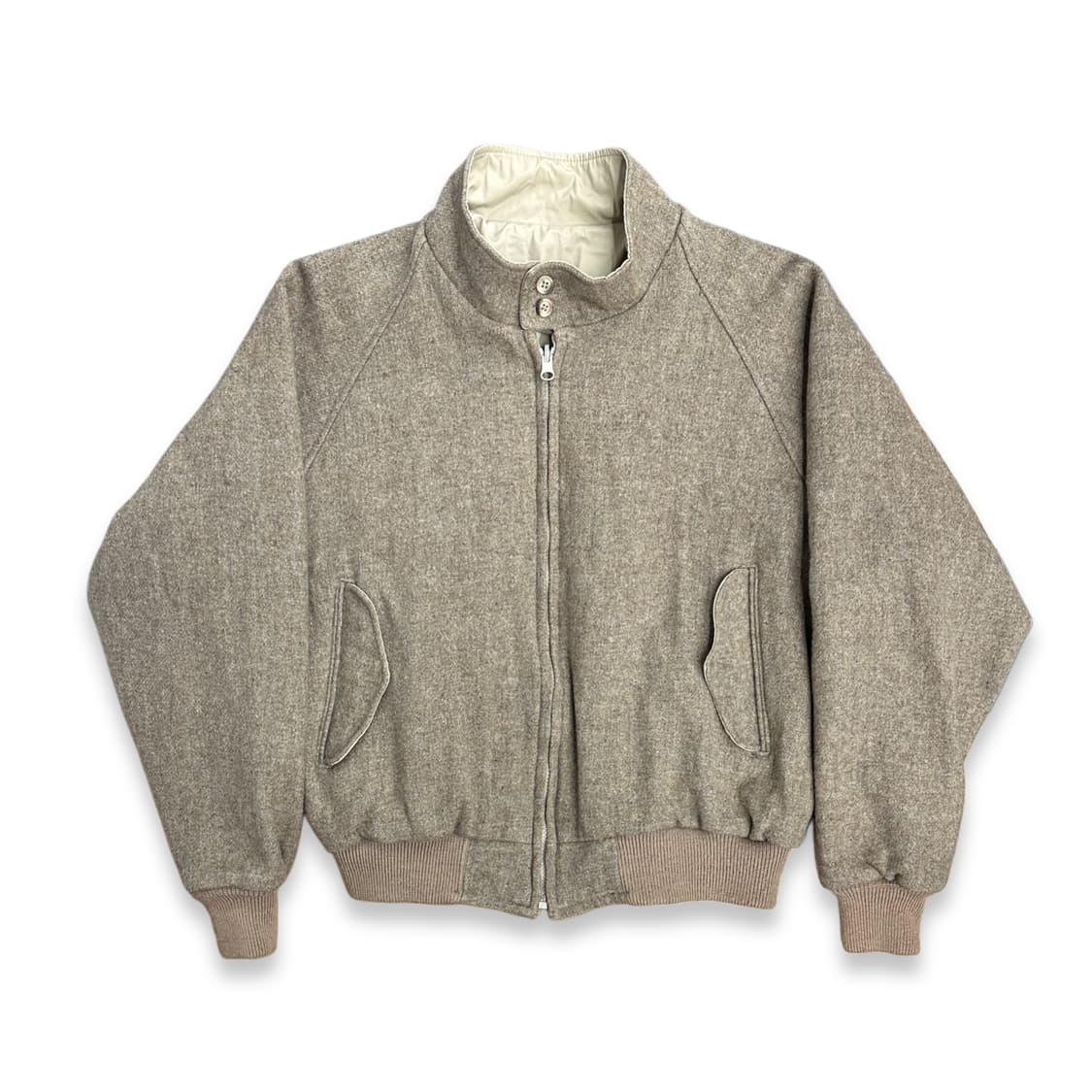 80s 울리치 리버서블 울 봄버 자켓 XL 상품이미지1