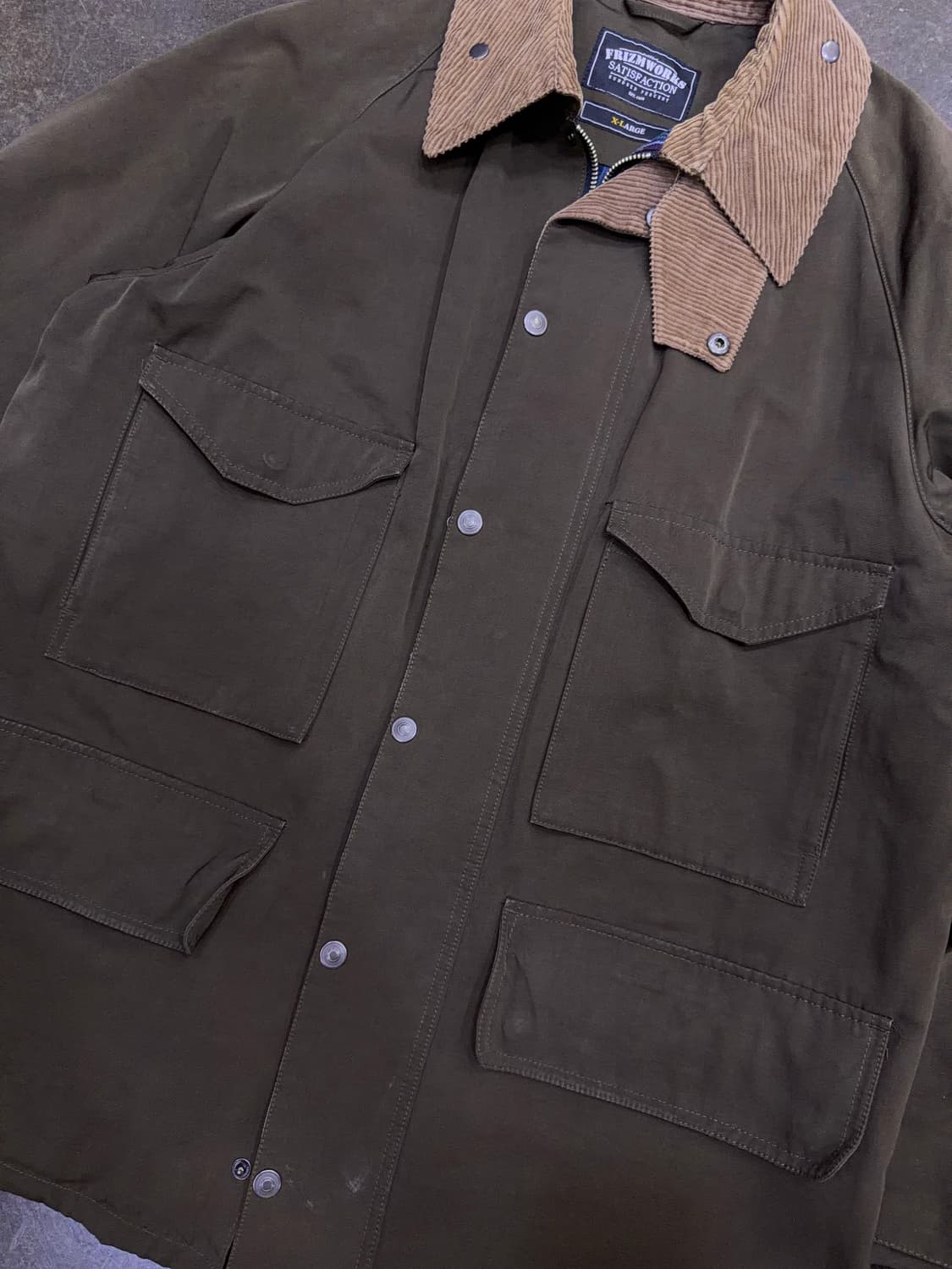 프리즘웍스 로얄헌팅 자켓 002 올리브 XL 상품이미지6