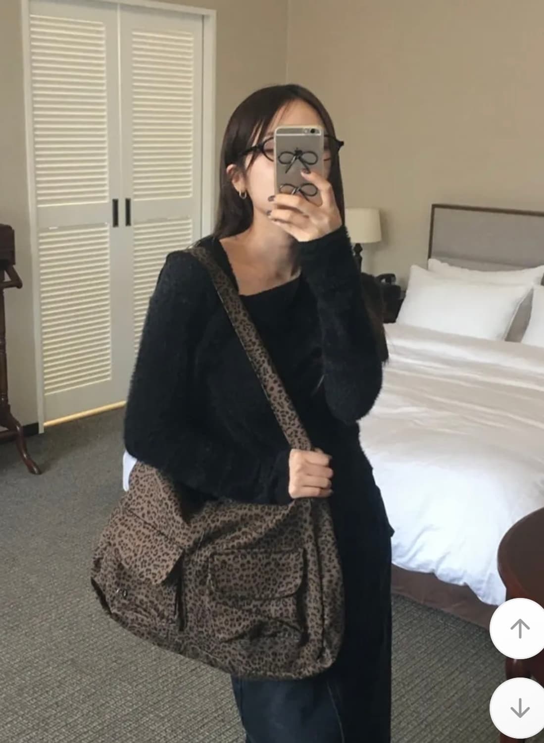 (새상품)레오파드백 호피팩 숄더백 크로스백 상품이미지6