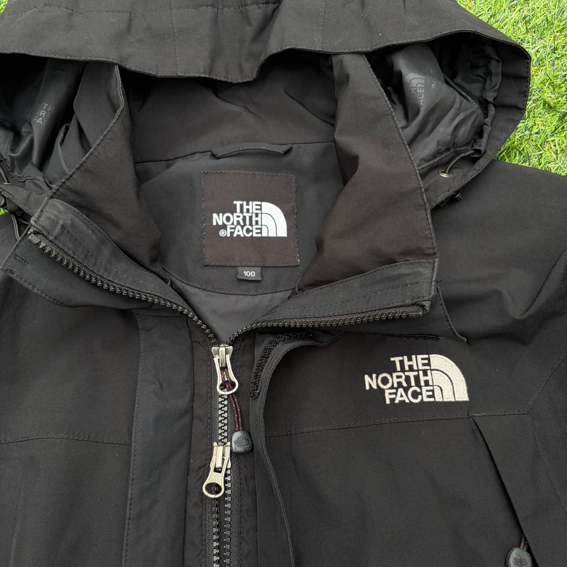 100)노스페이스 고어텍스 투웨이 블랙 바람막이 상품이미지4