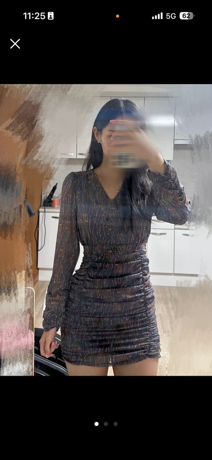 셔링 빈티지 원피스 상품이미지1