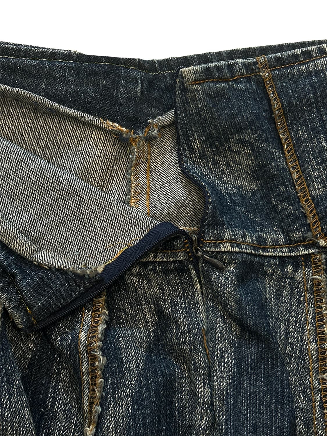 Damage detail denim skirt  상품이미지4