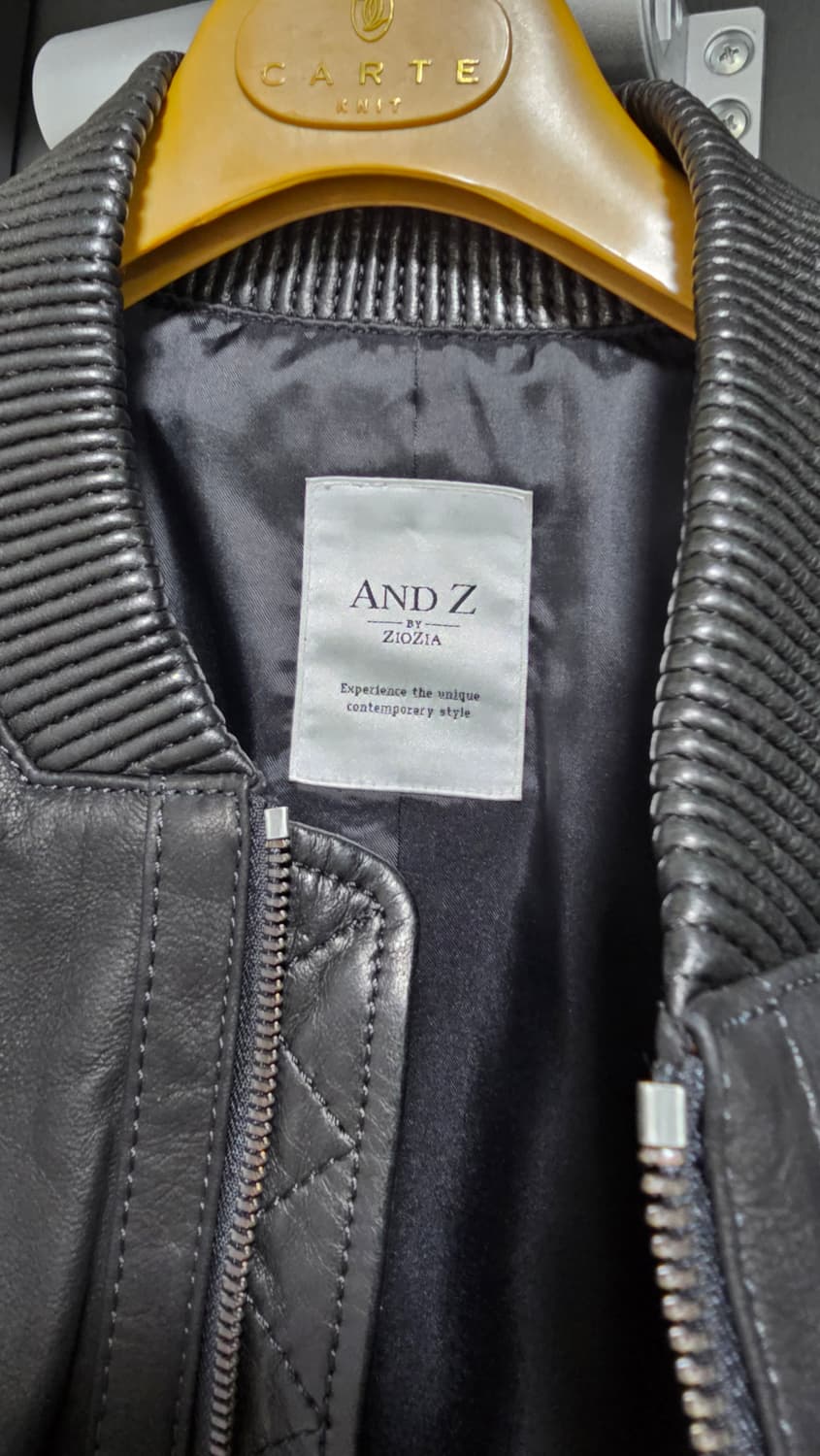 (새제품)ANDZ 지오지아 양가죽 자켓 리얼 레더 자켓 100사이즈  상품이미지6