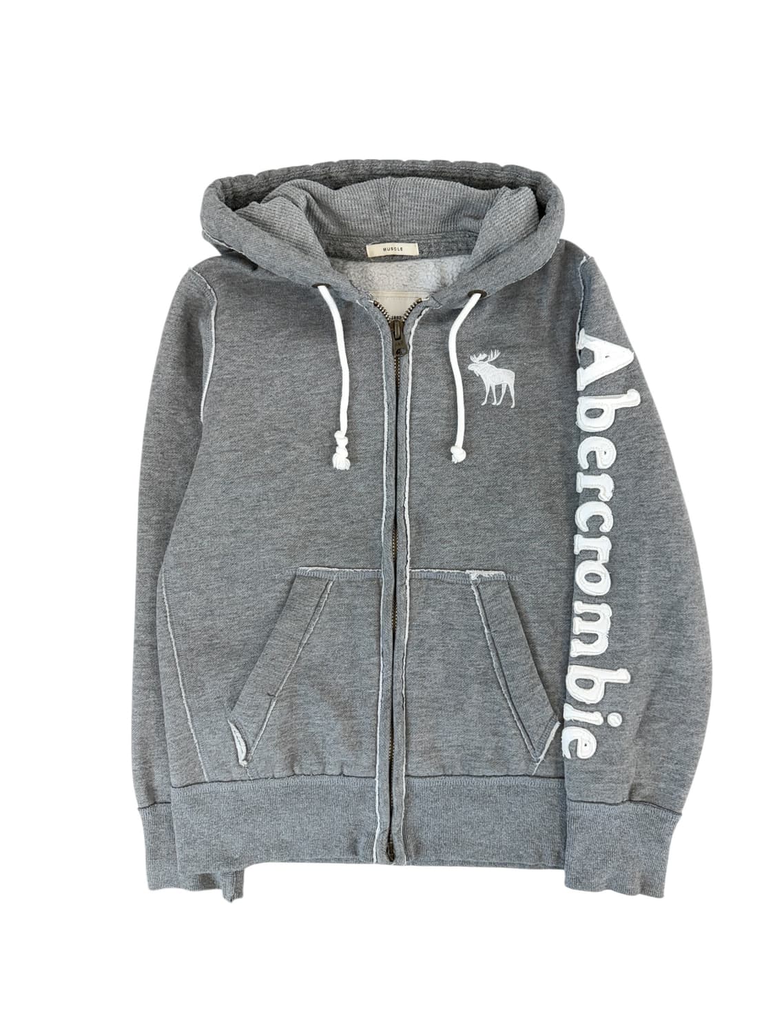 아베크롬비 그레이 후드집업 (man s) 상품이미지1