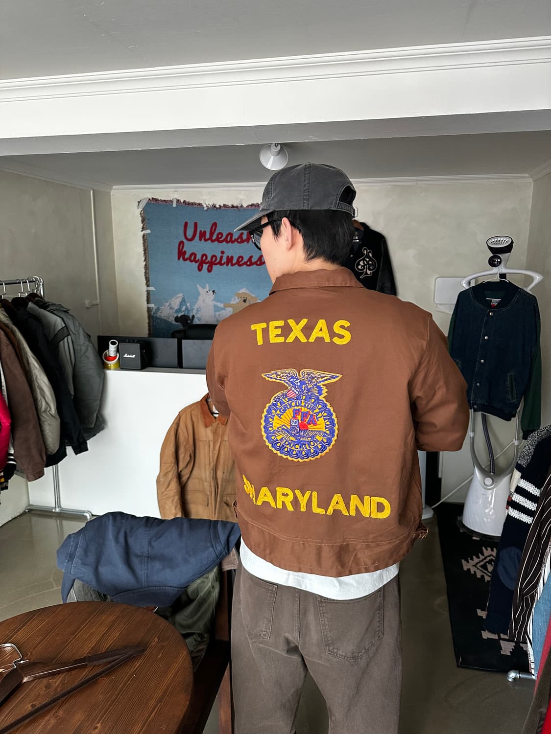 USA FFA cotton work jacket 코튼 워크자켓 브라운 상품이미지1