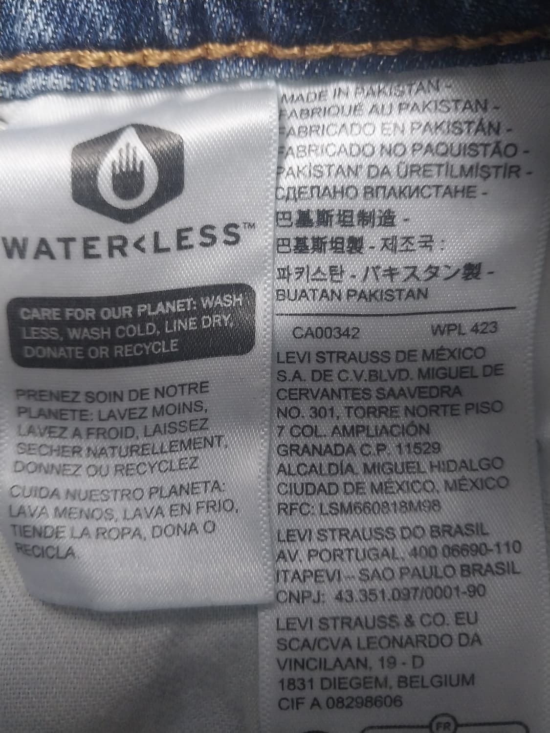 [30] 리바이스 502 면 레이온혼방 레귤러 테이퍼드진 청바지 상품이미지10