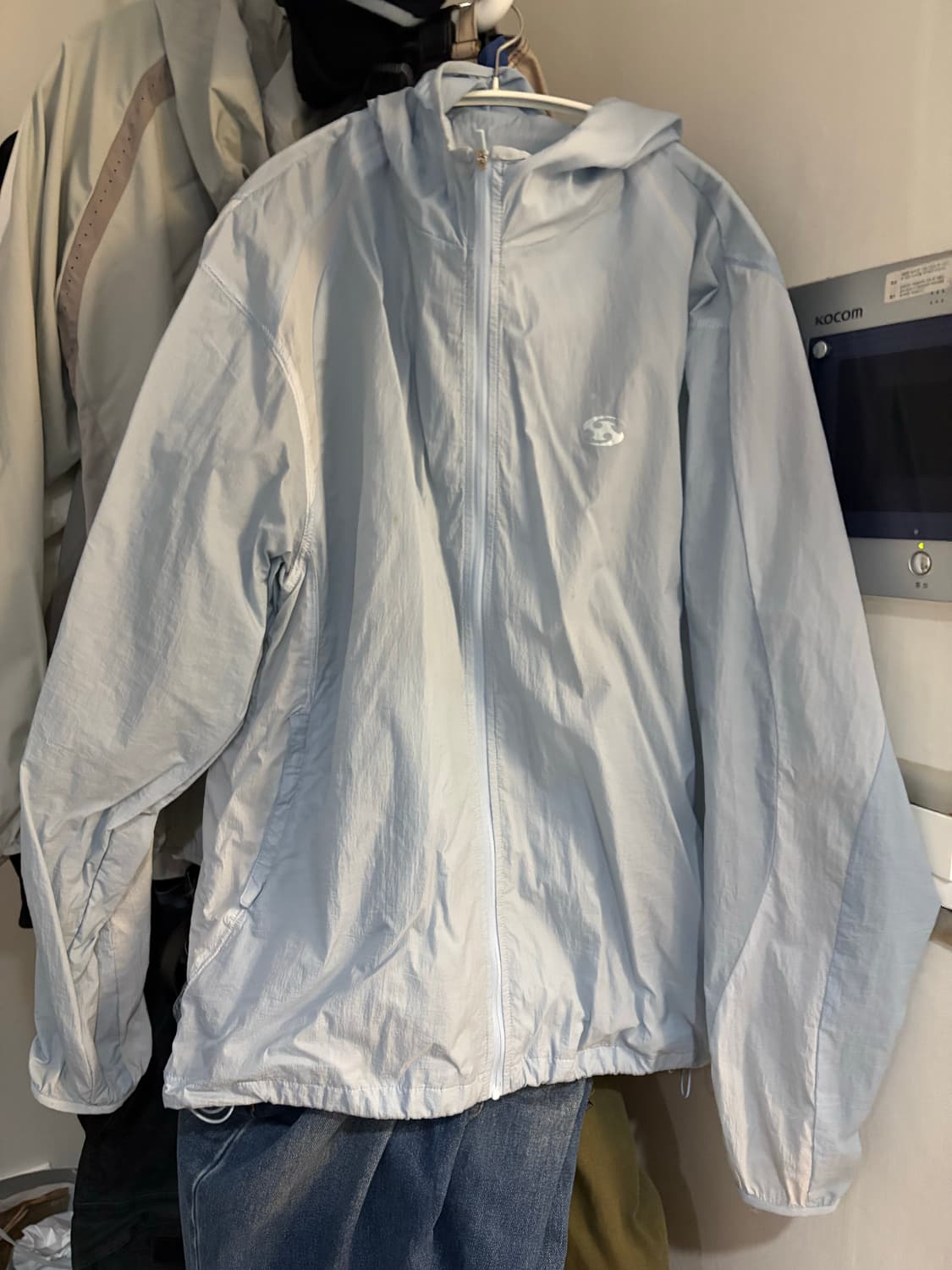 산산기어 패널드 자켓 스카이블루 25SS 상품이미지1