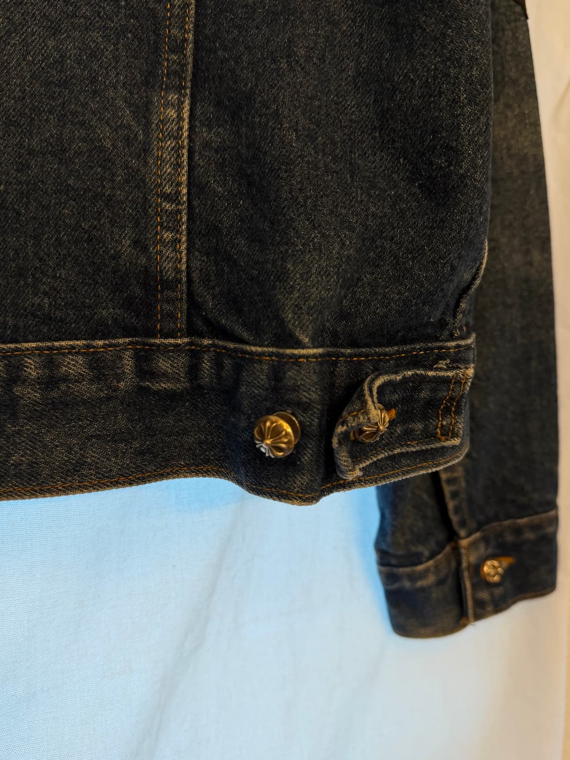 크롬하츠 리바이스 레더 패치 트러커 자켓 상품이미지9