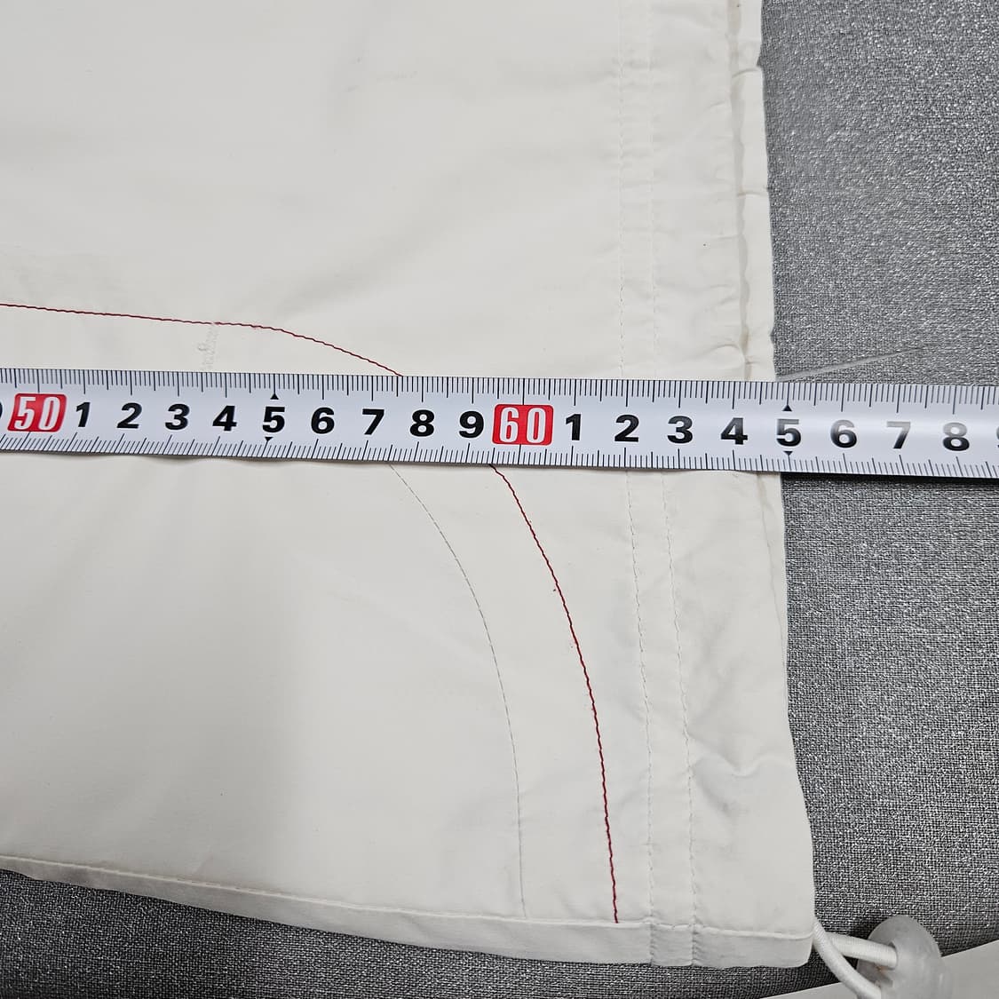 아디다스 화이트 버건디 스티치 바람막이 상품이미지8