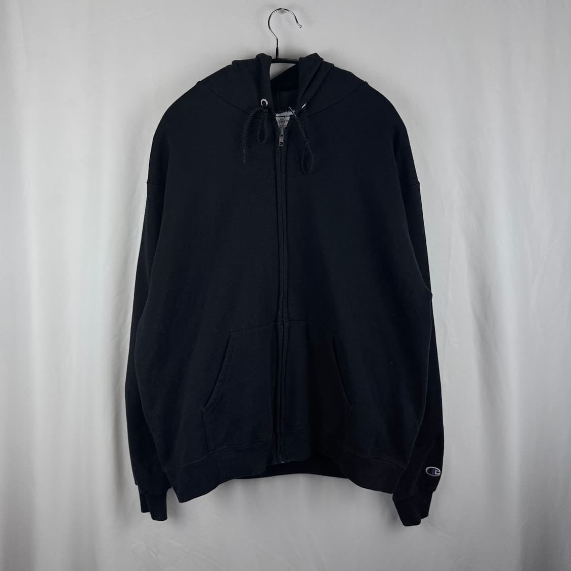 (L) 챔피온 eco 후드집업 블랙 상품이미지2