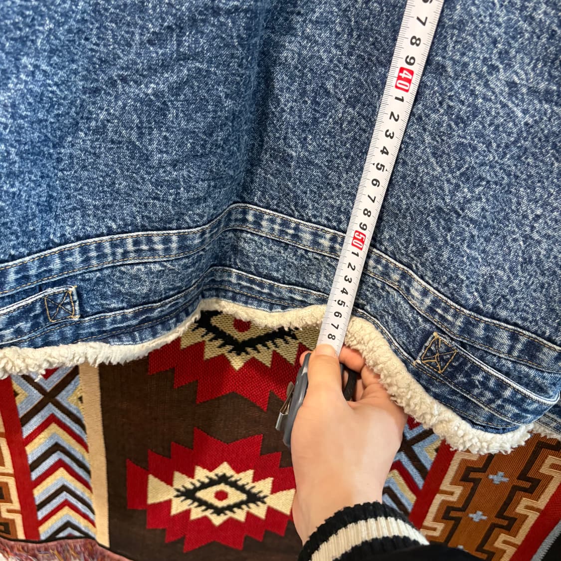 90’s BOBSON 밥슨 쉐르파 안감 데님자켓 상품이미지6