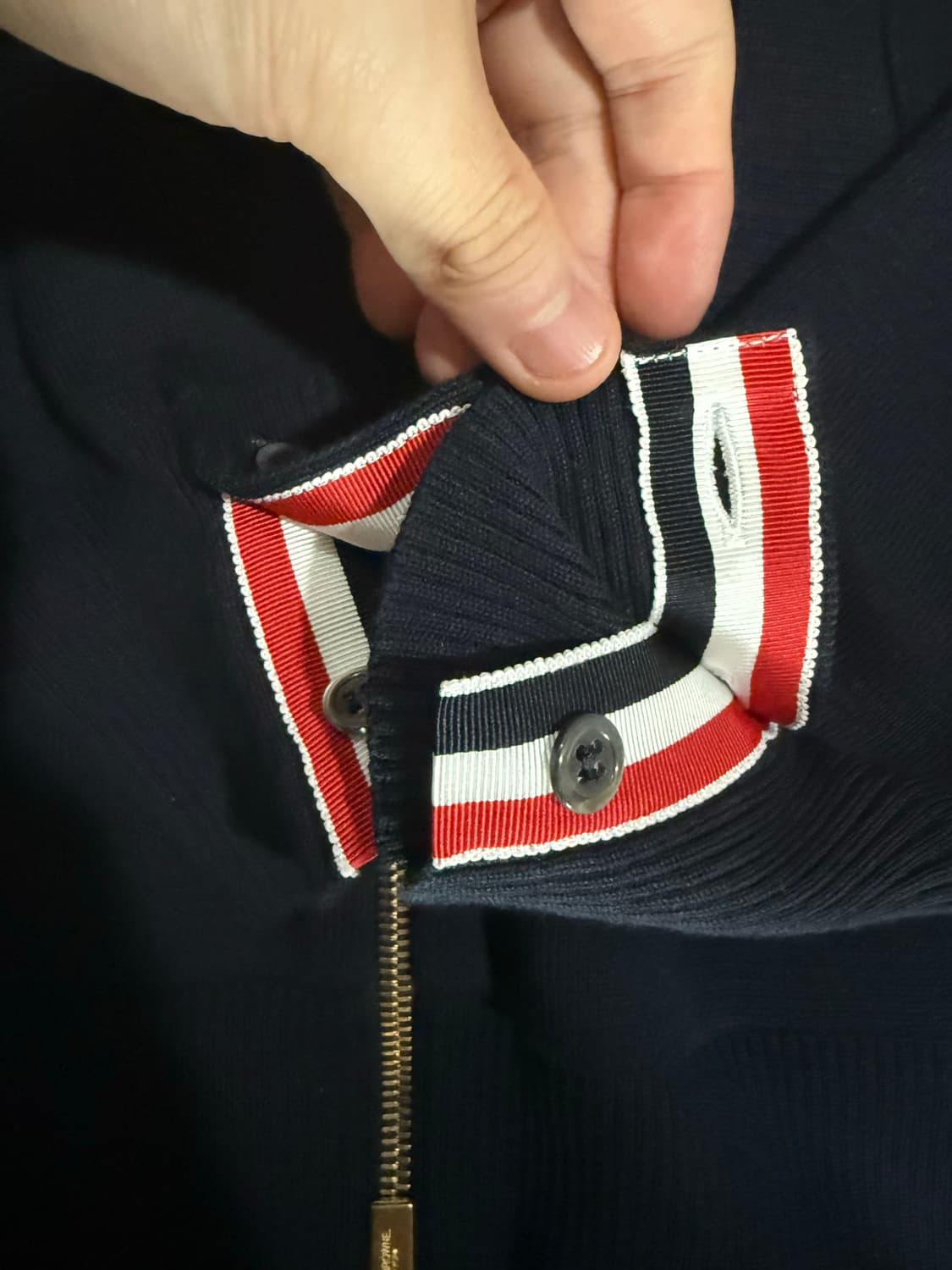 [당일출고,3사이즈] 톰브라운 암밴드 밀라노스티치 후드집업 상품이미지4