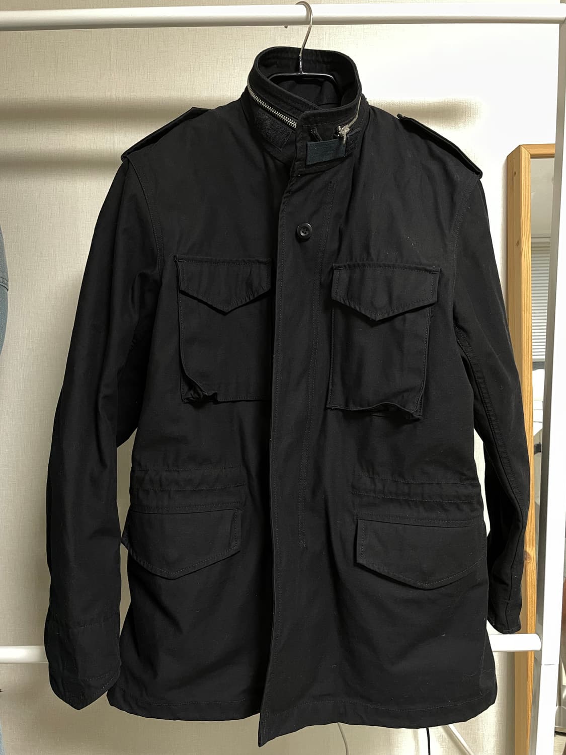 알파인더스트리 m65 필드자켓 블랙 상품이미지1