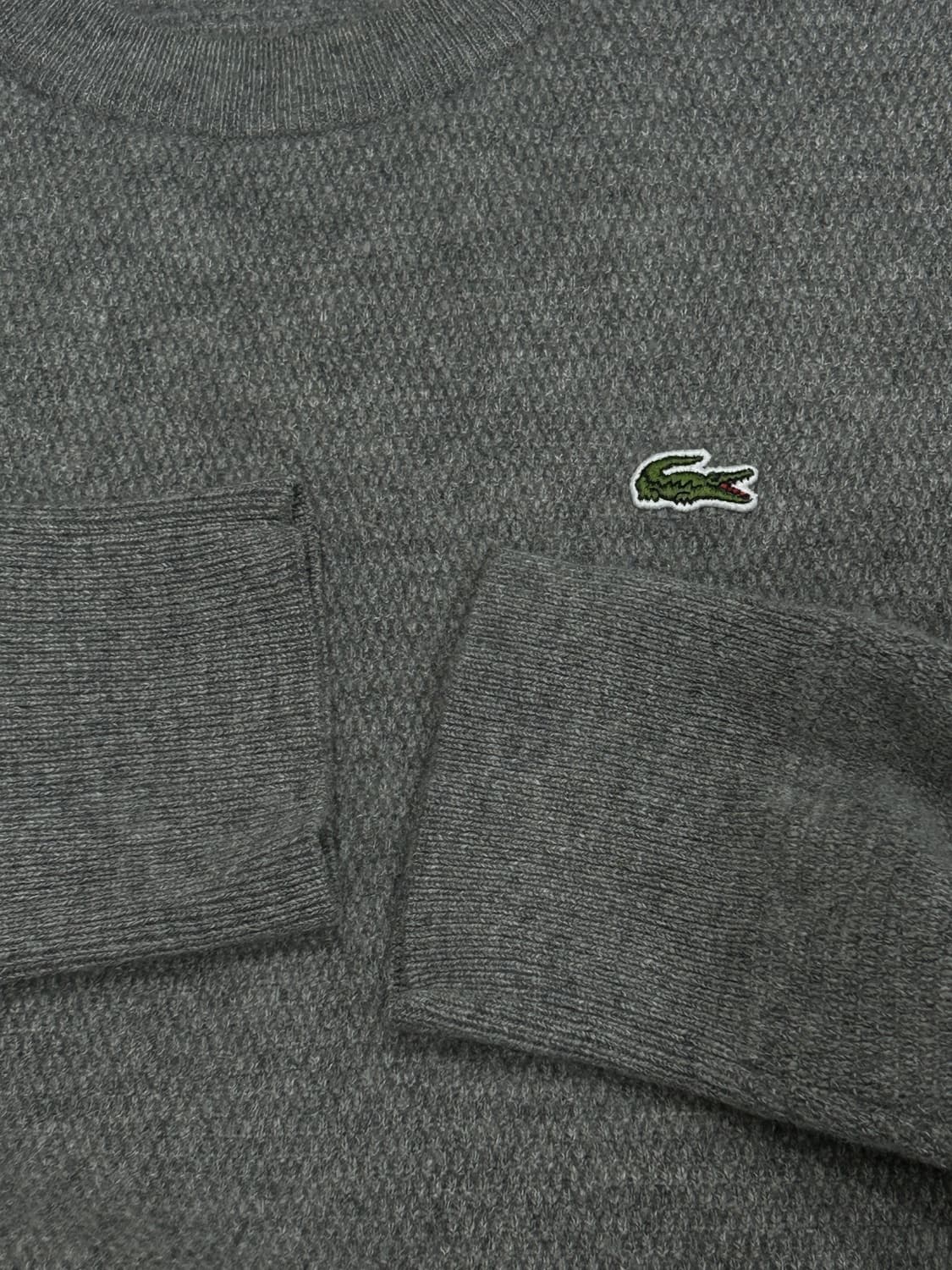 라코스테 울 라운드넥 니트 남성 M 100사이즈 그레이 상품이미지7