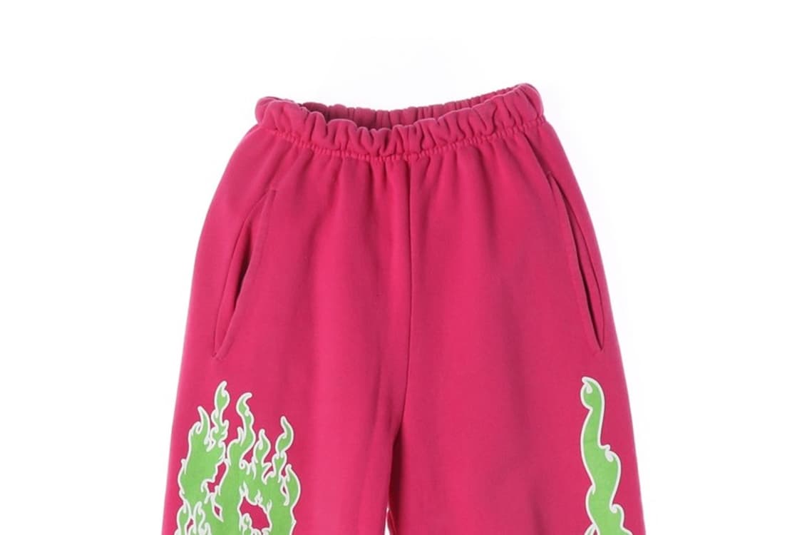 아카이브볼드 939 플레임 로고 스웻 팬츠 핑크 S 상품이미지3