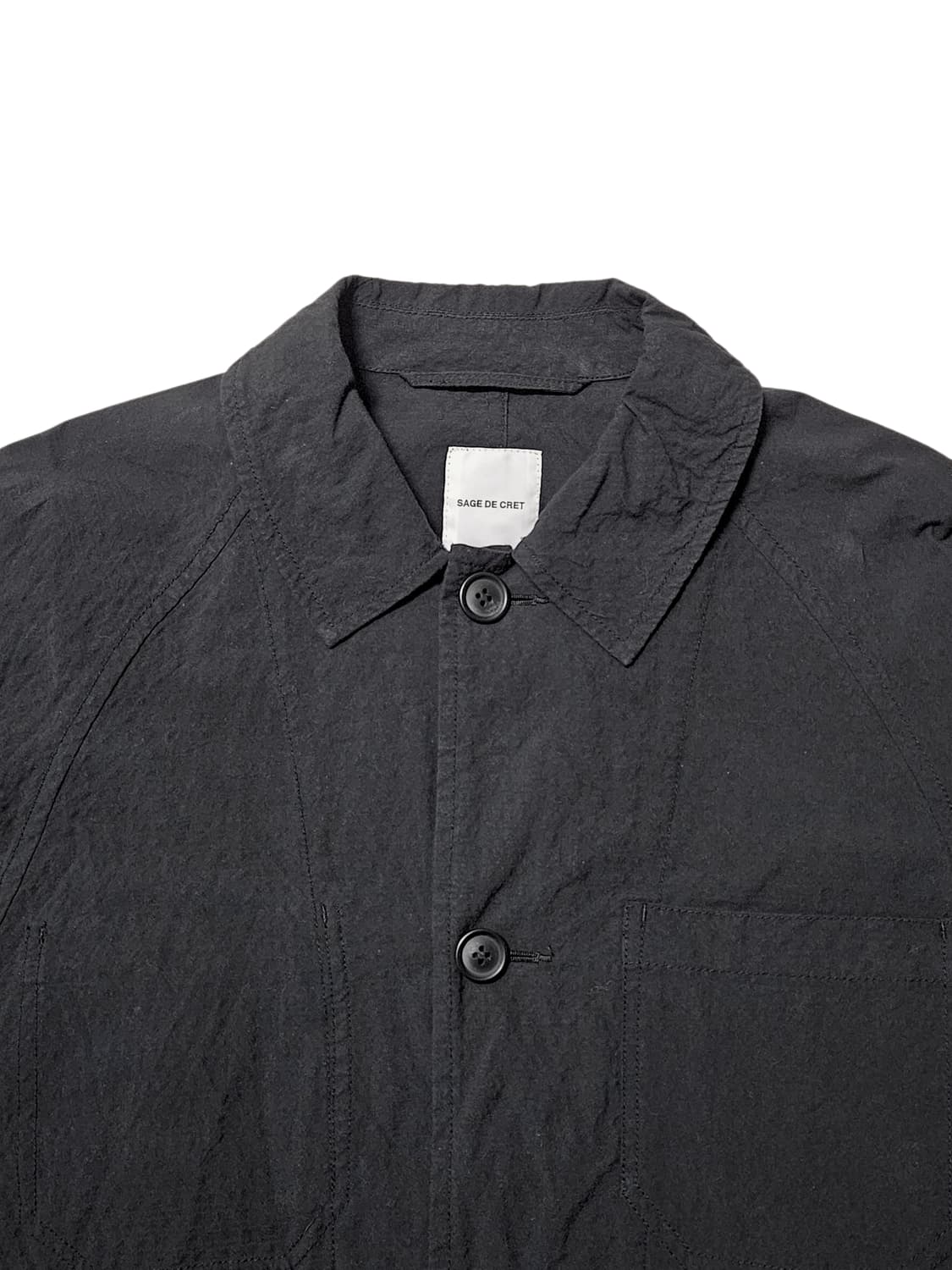 사쥬드크레 크링클 워크자켓 블랙 상품이미지4