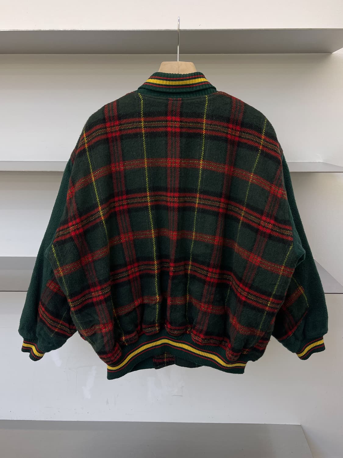 East Boy 90s 타탄 체크 블루종  상품이미지4