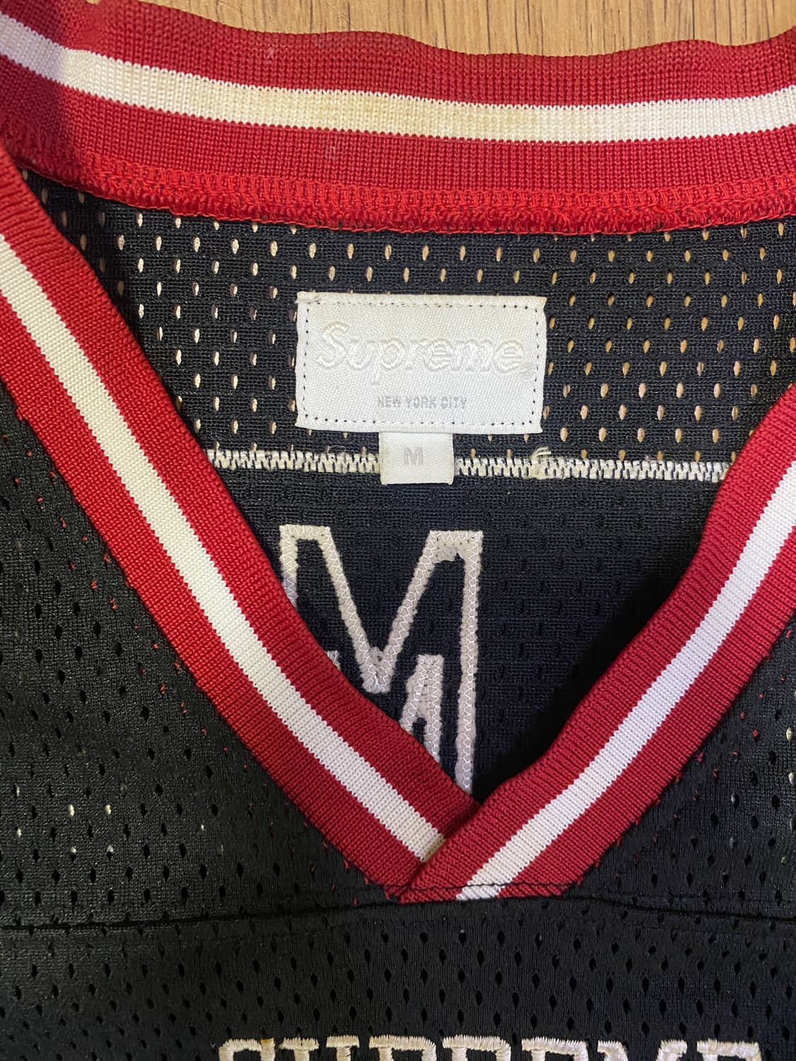 14ss / 슈프림 헤일매리 져지 / 블랙 / m 상품이미지4