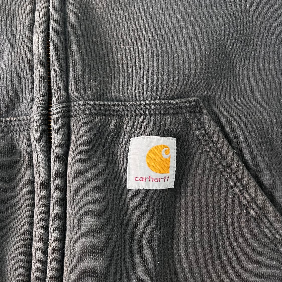 105 칼하트 써멀 챠콜후드집업  상품이미지5