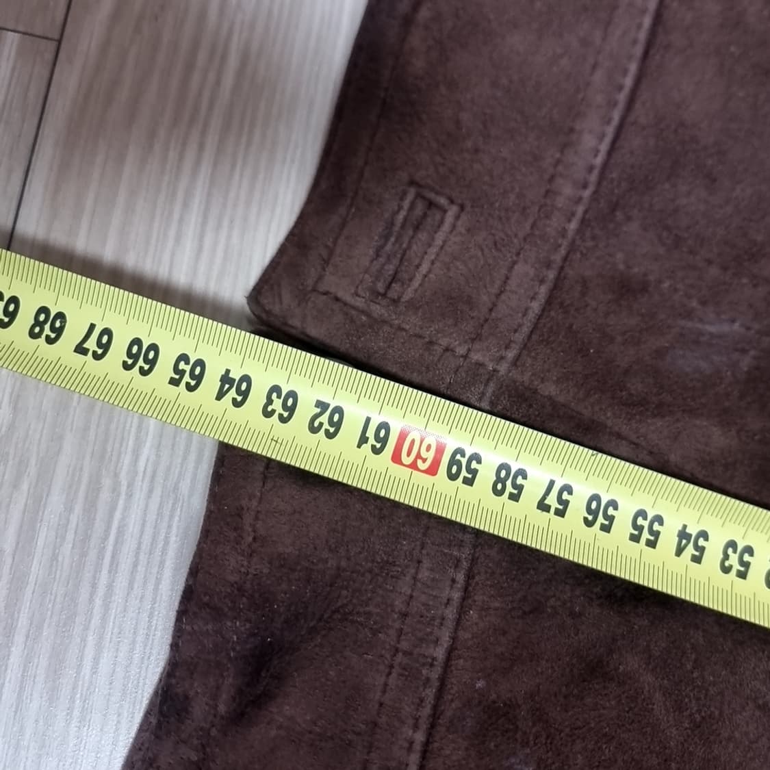 80,90년대 톰보이 양가죽양털 스웨이드 무스탕 트러커자켓(95-100) 상품이미지3