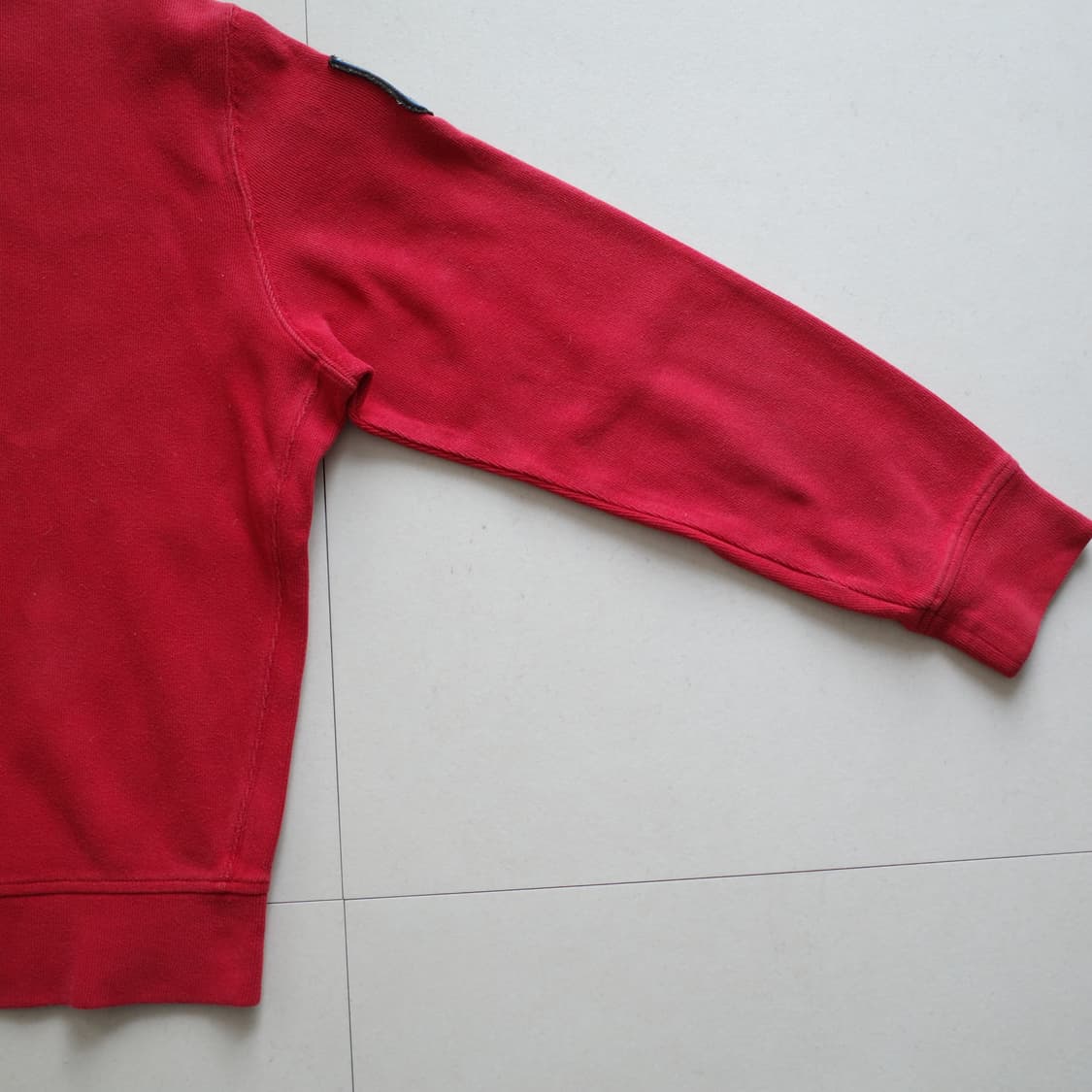 00s 폴로 랄프로렌 레드 스키 패치 하프집업 빅포니 L 상품이미지8