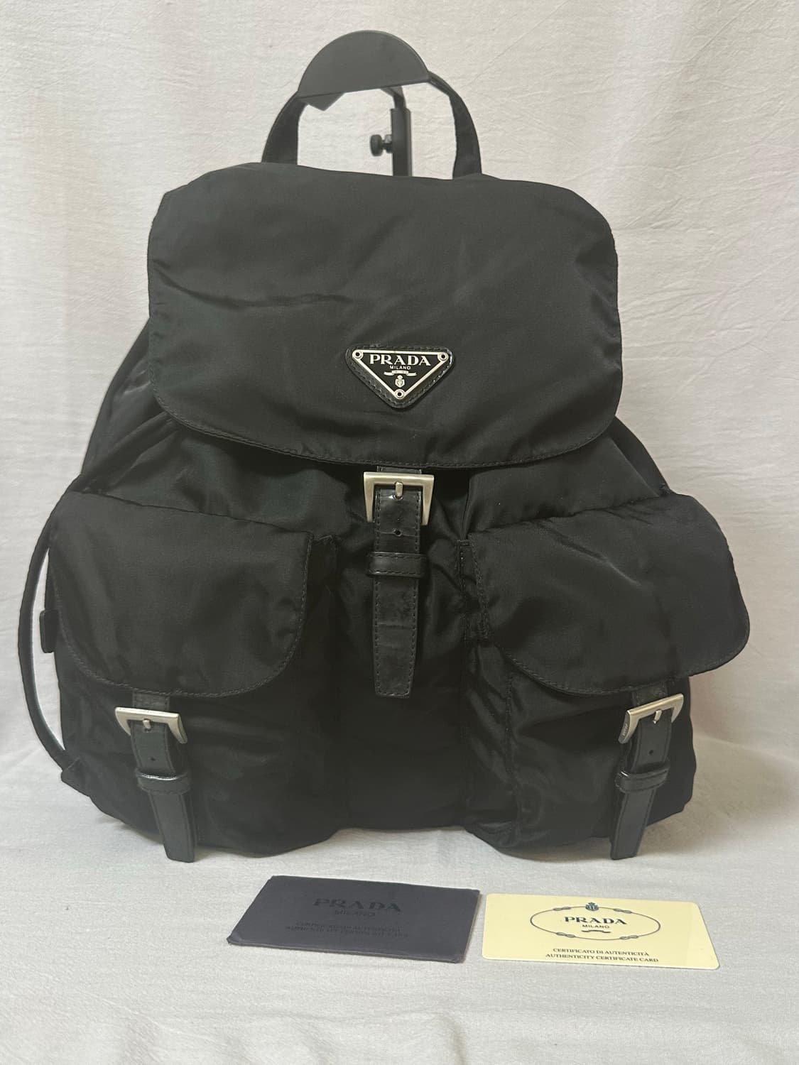 (개런티카드)프라다 투포켓 포코노 나일론 백팩 미디엄 상품이미지1
