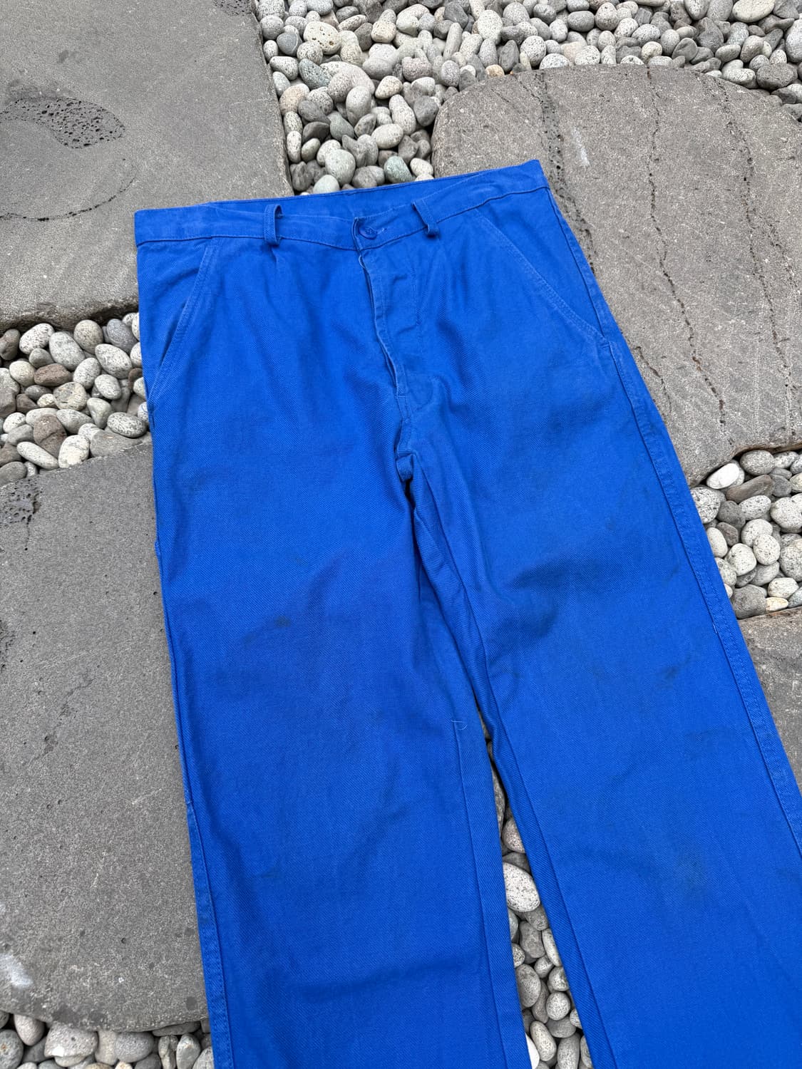 1990s PORTEX WASHED BLUE FRENCH 프렌치워크팬츠 상품이미지5