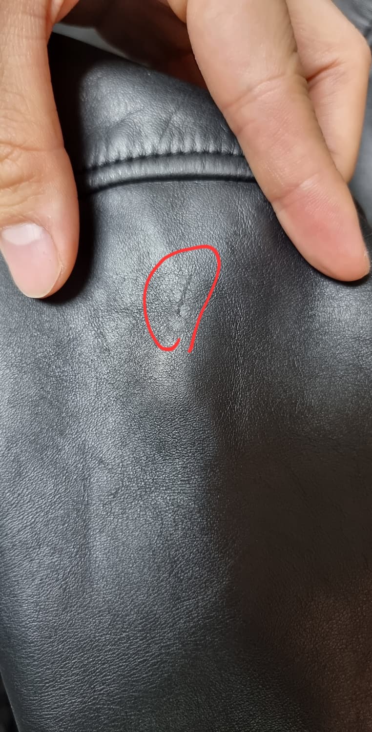 올드갭 올드 갭 gap 가죽 레더 카코트 M 상품이미지5