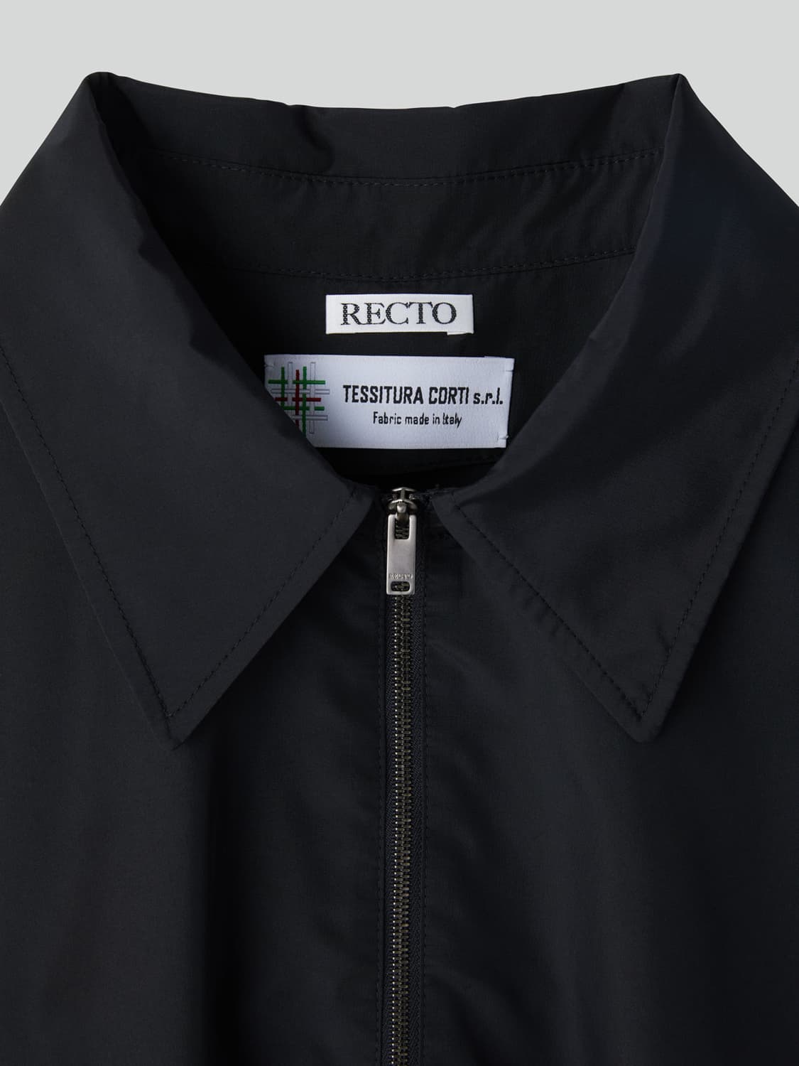 렉토 RECTO 오버사이즈 케이프 점퍼 블랙 상품이미지7