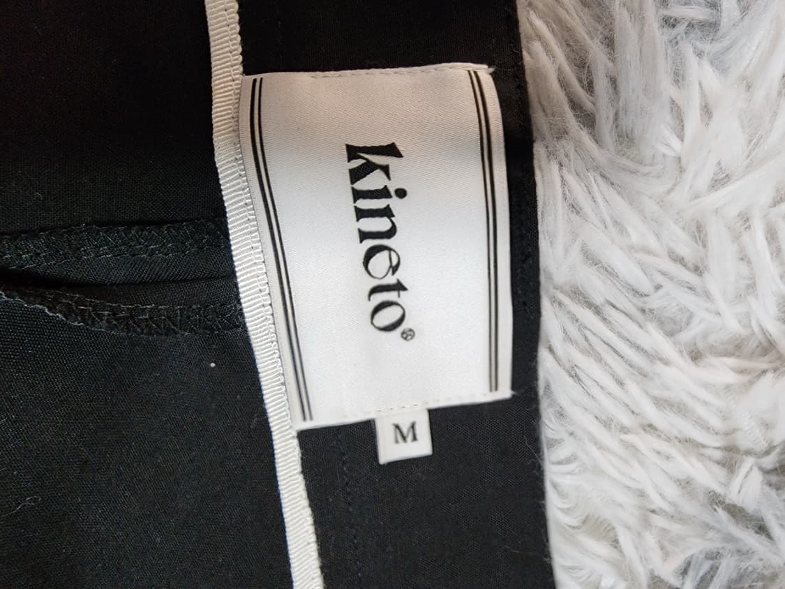 kineto 레이어 커팅 팬츠 블랙 상품이미지5