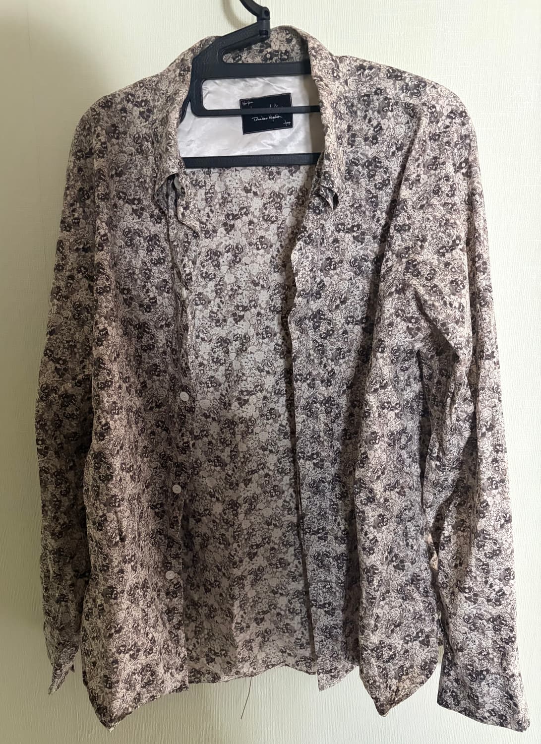 넘버나인 03aw 커트기 셔츠 상품이미지5