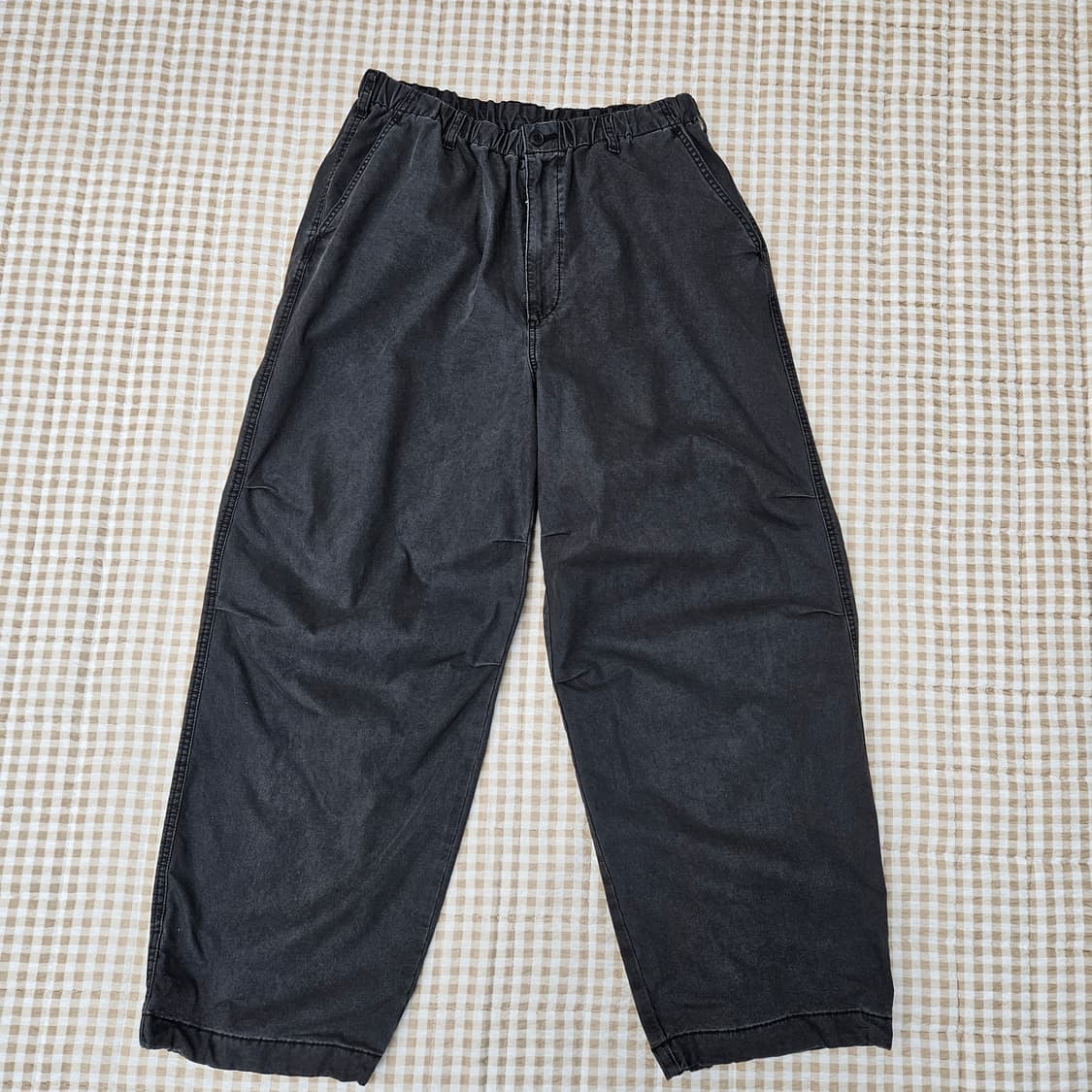 유니클로 밴딩 와이드 팬츠 남자32~33 상품이미지1