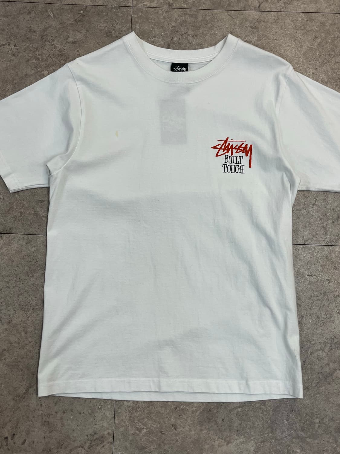 스투시 빌트 터프 반팔티 화이트 S #csz3657 상품이미지4