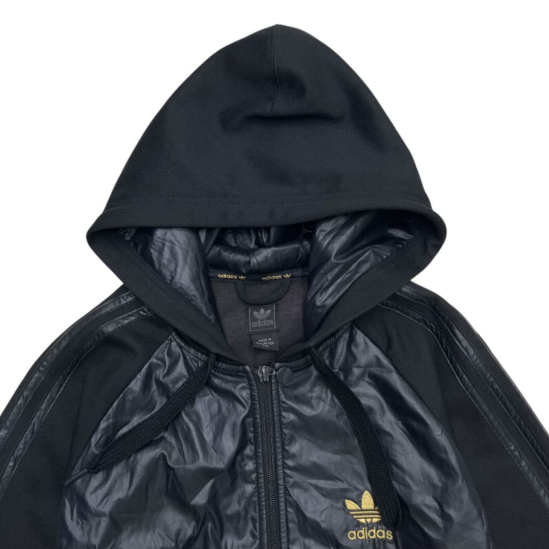 아디다스 골드로고 블랙 후드 트랙탑 95 상품이미지5