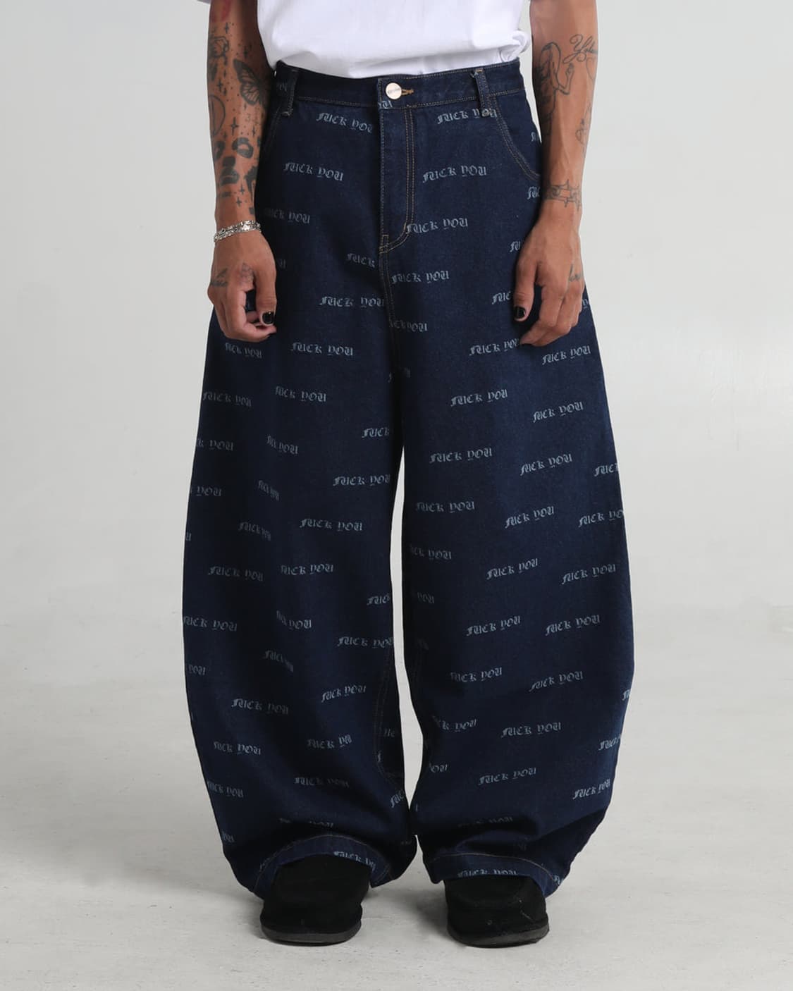 샤카웨어 데님 배기팬츠 32 상품이미지1